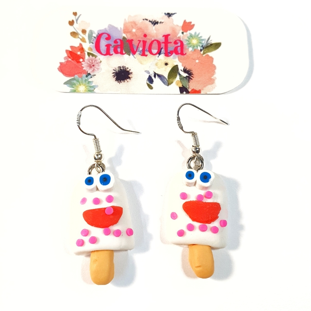 Ice Cream Polymer Clay Earings